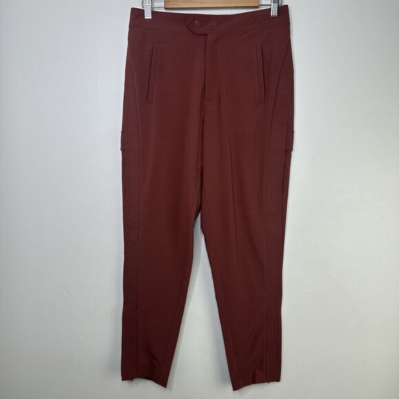 Athleta Pants - Athleta Pants Women Sz 4 Uptown Ankle Cognac Brown Lightweight Athleisure Modern